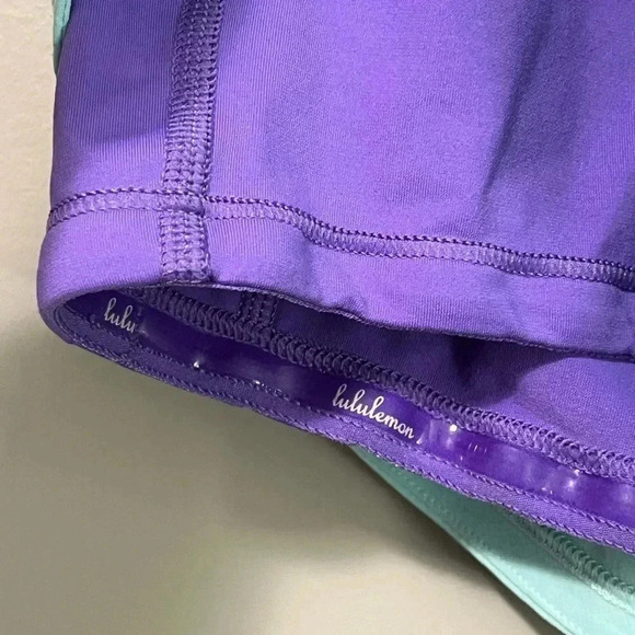 Lululemon Run Breeze By Skirt Power Purple Aquamarine - Picture 9 of 14